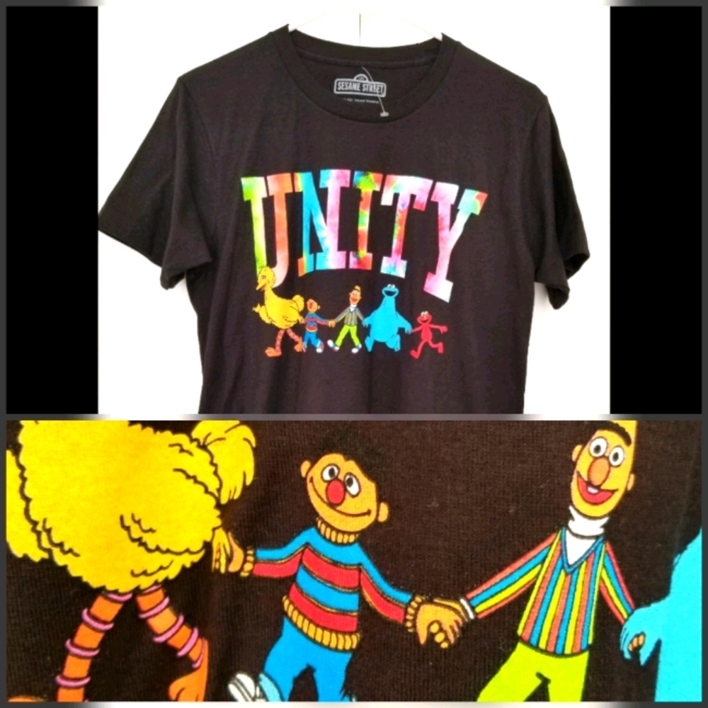 Sesame Street Rainbow Unity Tee